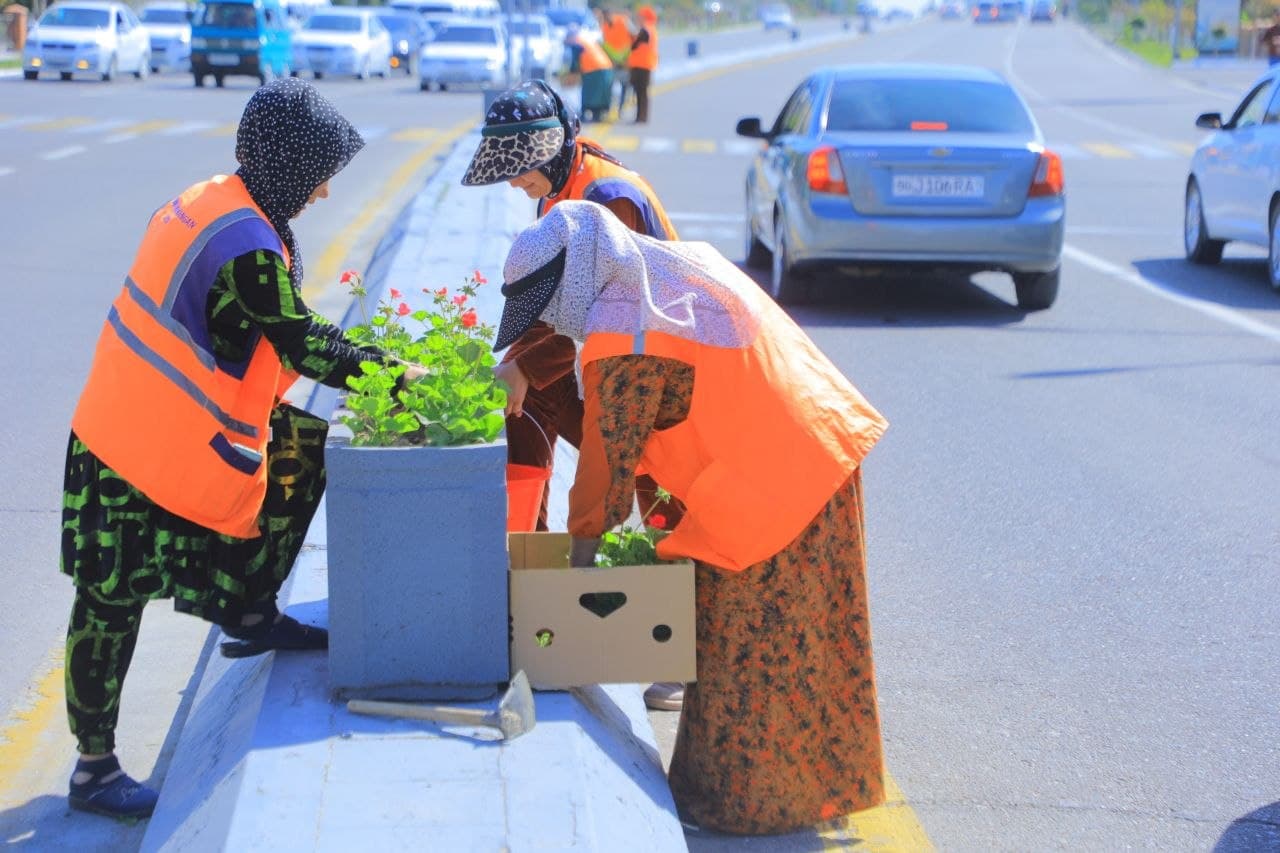 Namanganning tashrif qog‘ozi — gullar bayramiga qizg‘in hozirlik boshlandi