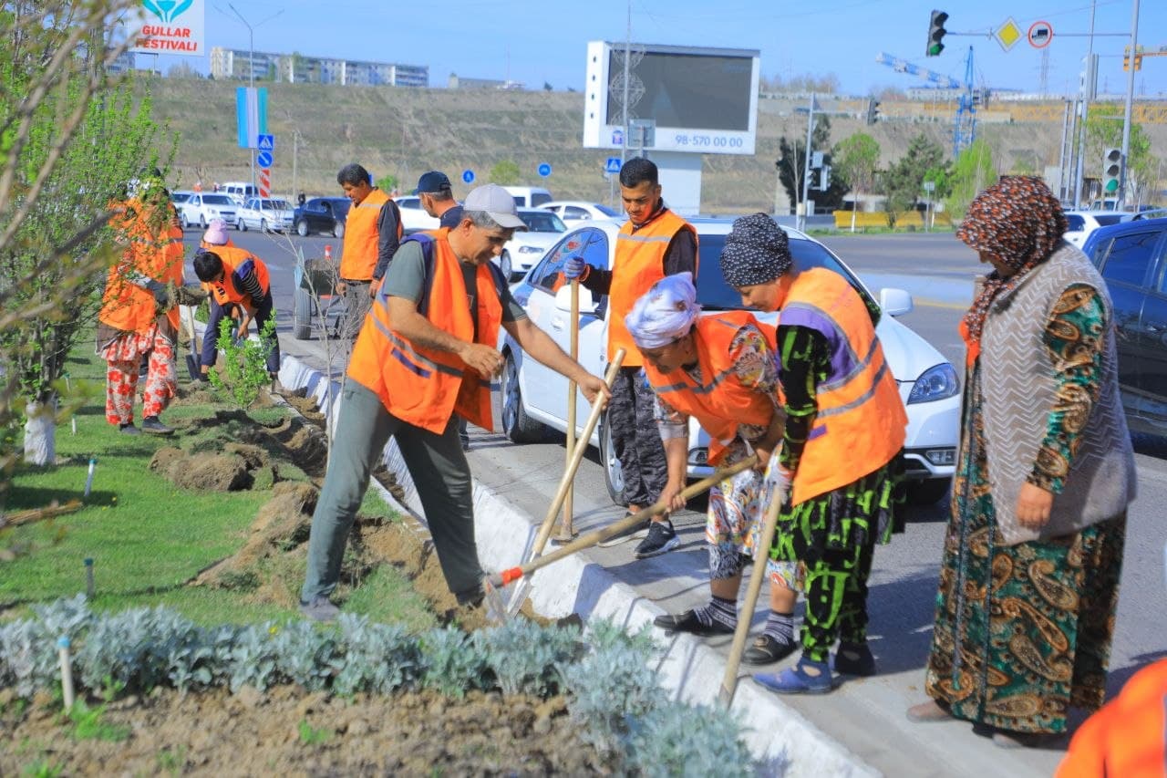 Namanganning tashrif qog‘ozi — gullar bayramiga qizg‘in hozirlik boshlandi