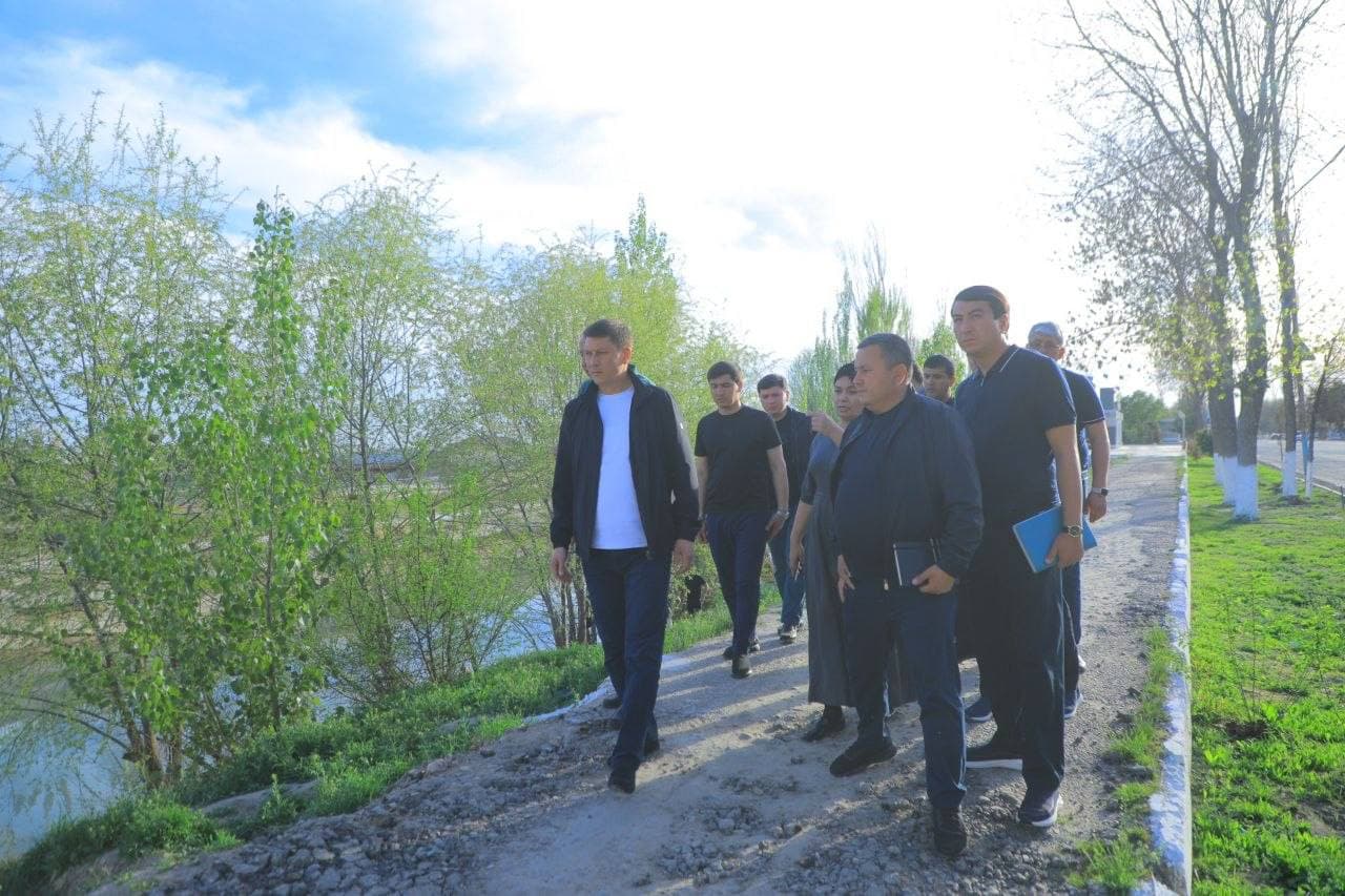 Kanal qirg‘oqlari va yashil hududlardagi tartib nazorat qilindi