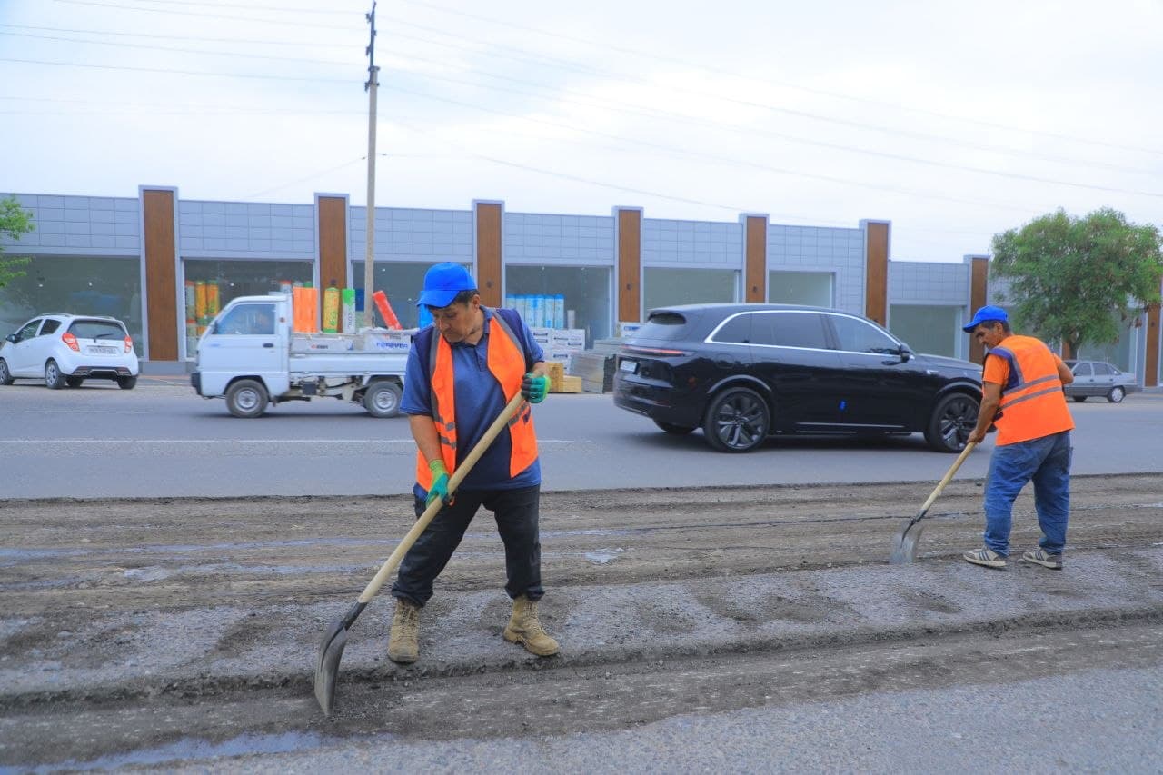 “Kosonsoy” ko‘chasida ham tartibga solish ishlari olib borilmoqda