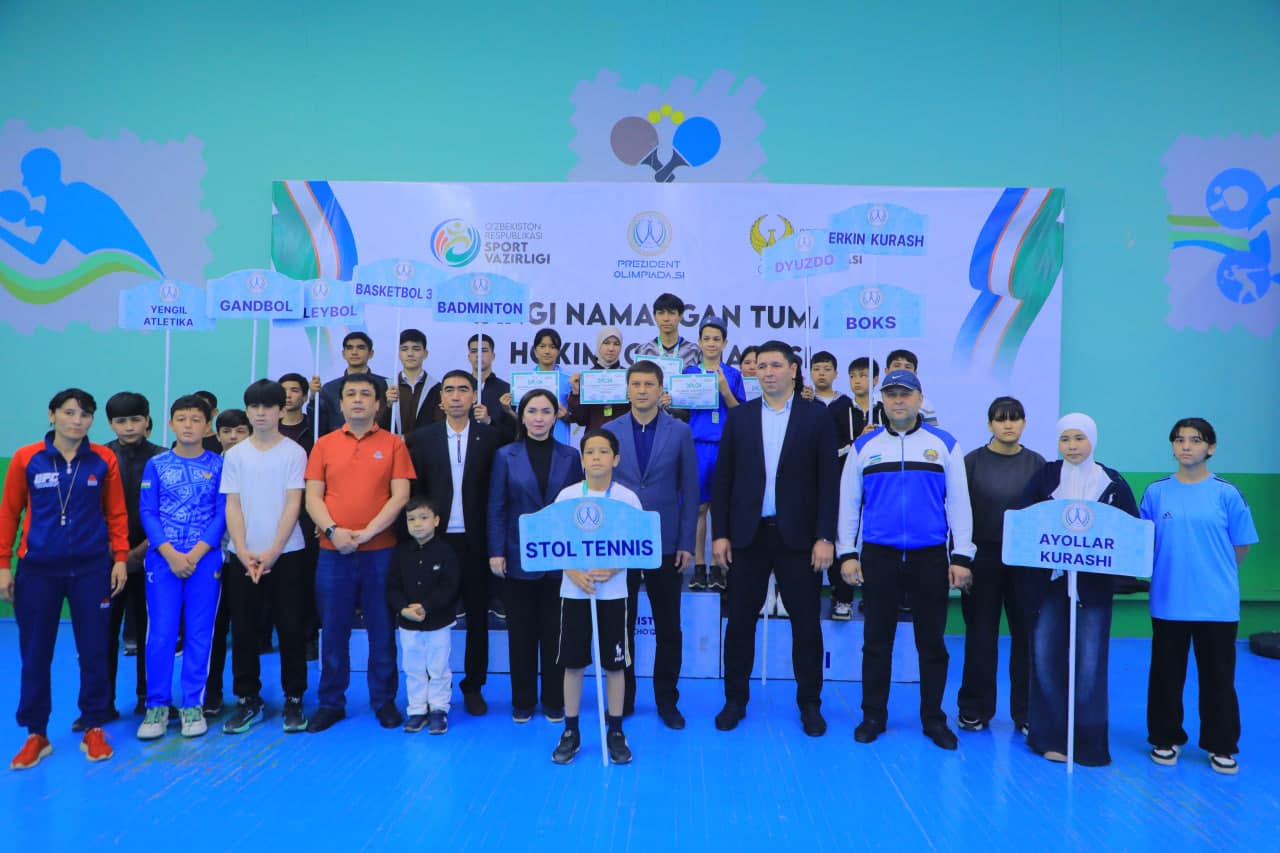 Yangi Namangan tumanida hokim olimpiadasi yakuniga yetdi