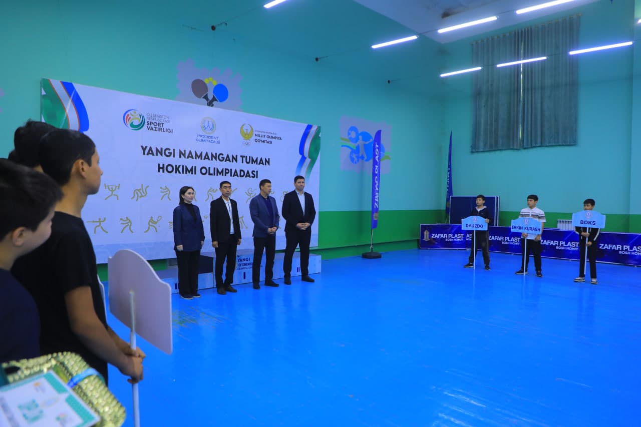 Yangi Namangan tumanida hokim olimpiadasi yakuniga yetdi
