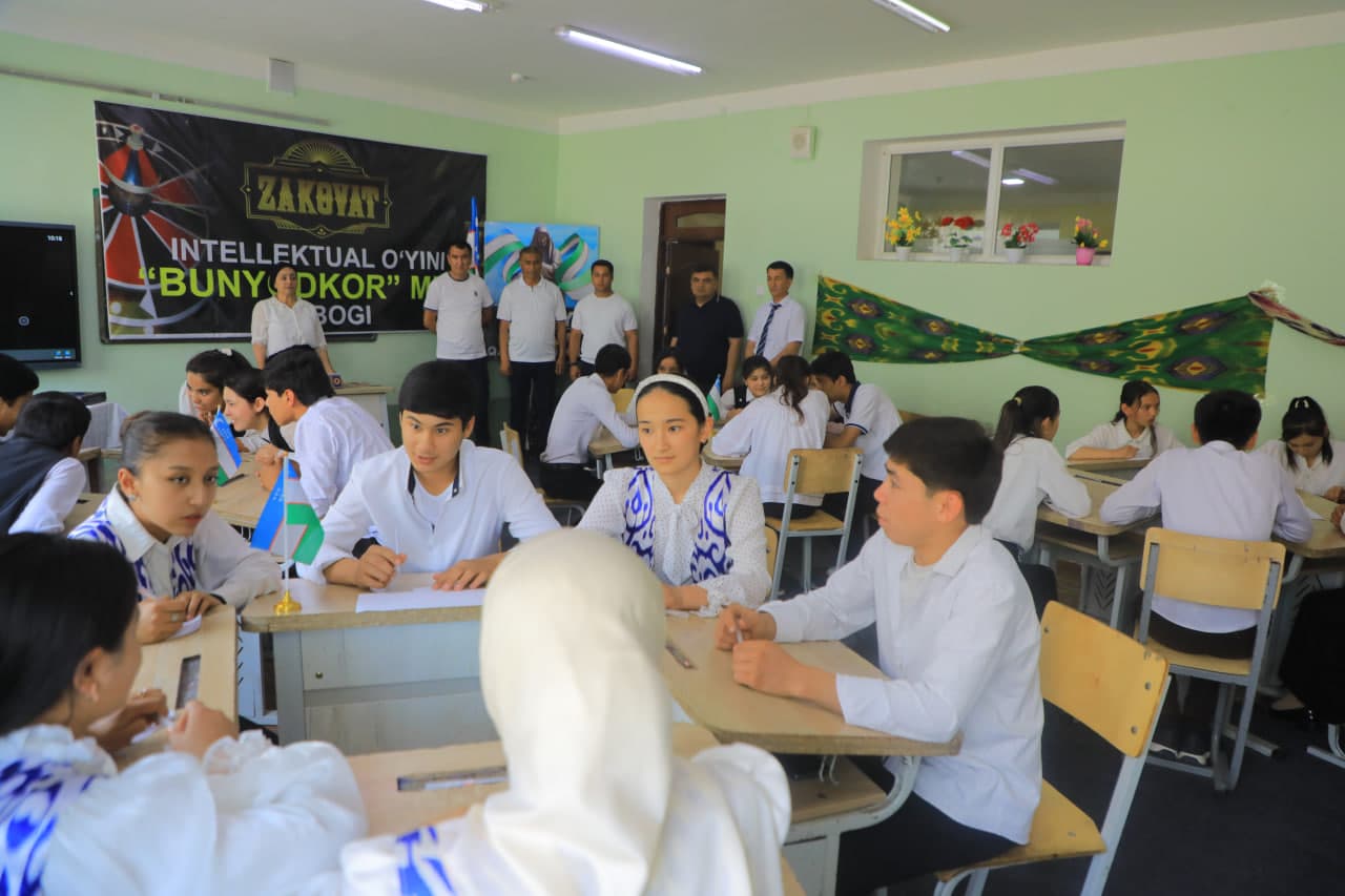 65-maktabda o‘quvchilar bilan ochiq muloqot ham bo‘lib o‘tdi