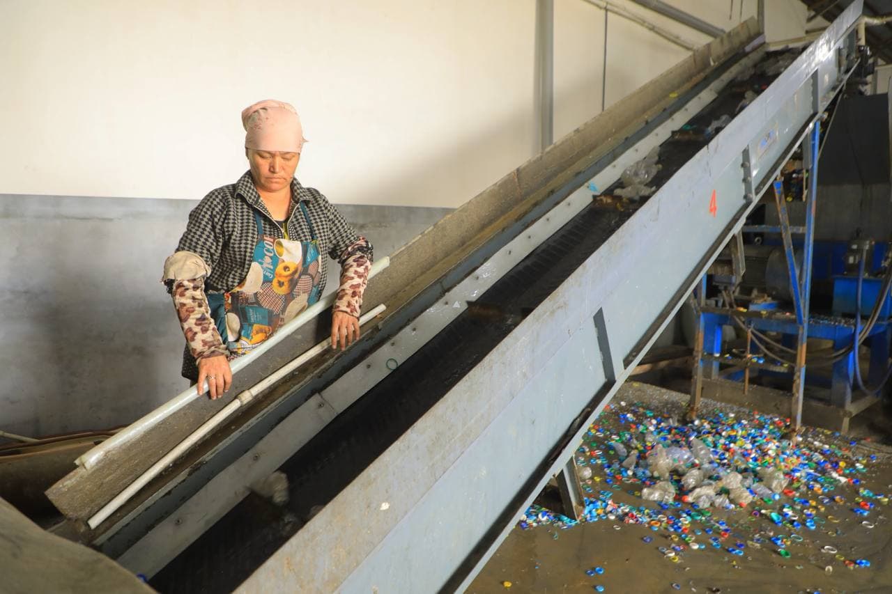 Plastik chiqindilardan sanoat mahsulotlari tayyorlanmoqda