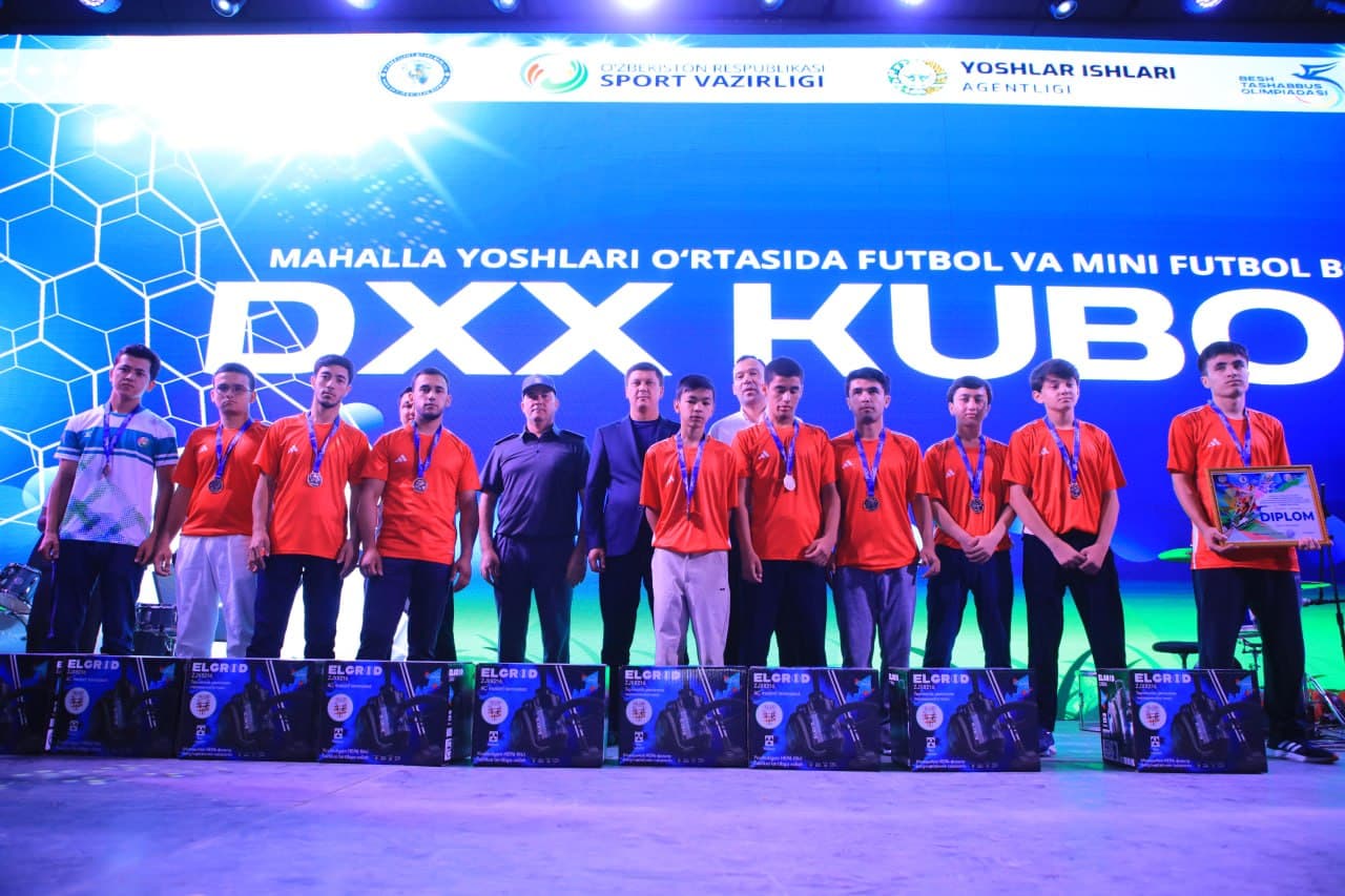 Yangi Namangan tumanida DXX kubogining final bosqichi g‘oliblari taqdirlandi