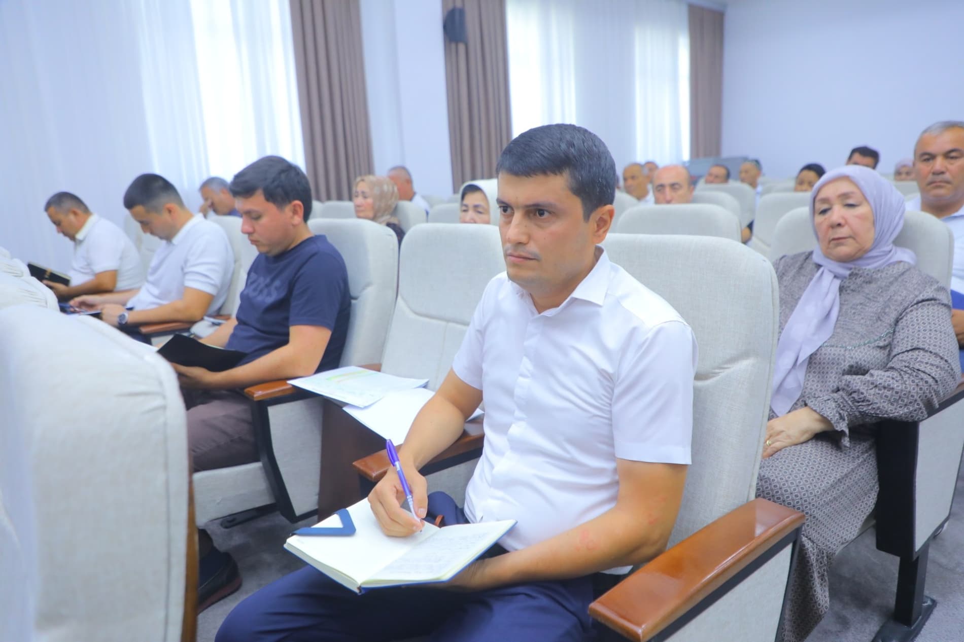 Yangi Namangan tumanida kengaytirilgan yig‘ilish o‘tkazildi
