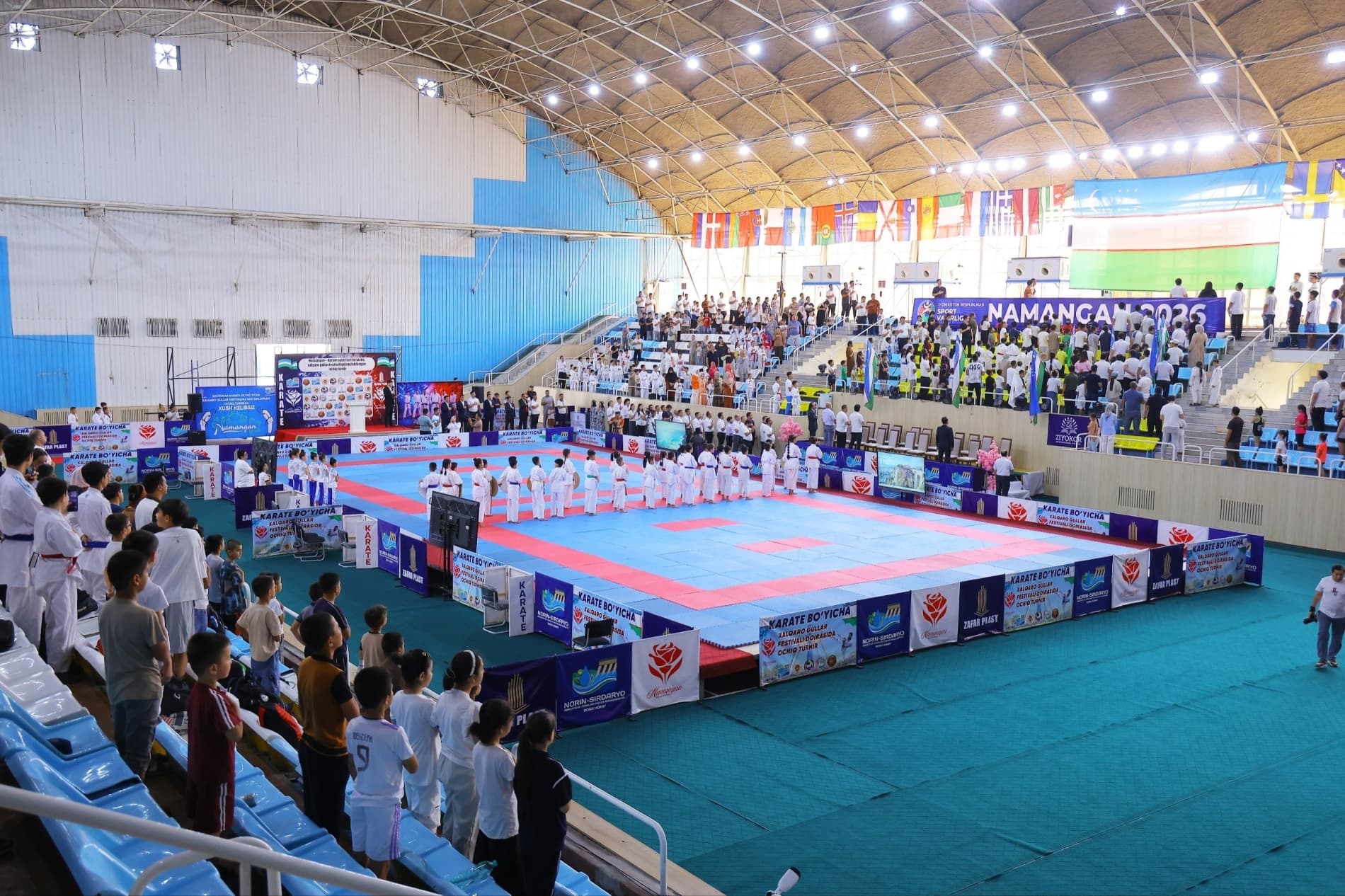 Namanganda “Shotakan karate-do” bo‘yicha an’anaviy xalqaro ochiq turnirga start berildi.