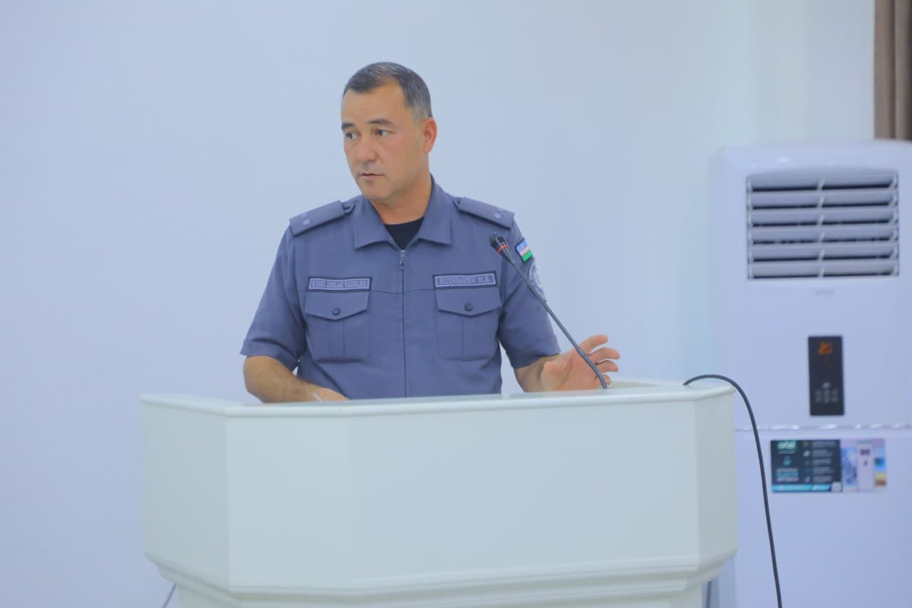 Yangi Namangan tumani IIB boshlig‘i podpolkovnik Suinbayev Xayrullo Suinbayevichning tuman aholisiga murojaati