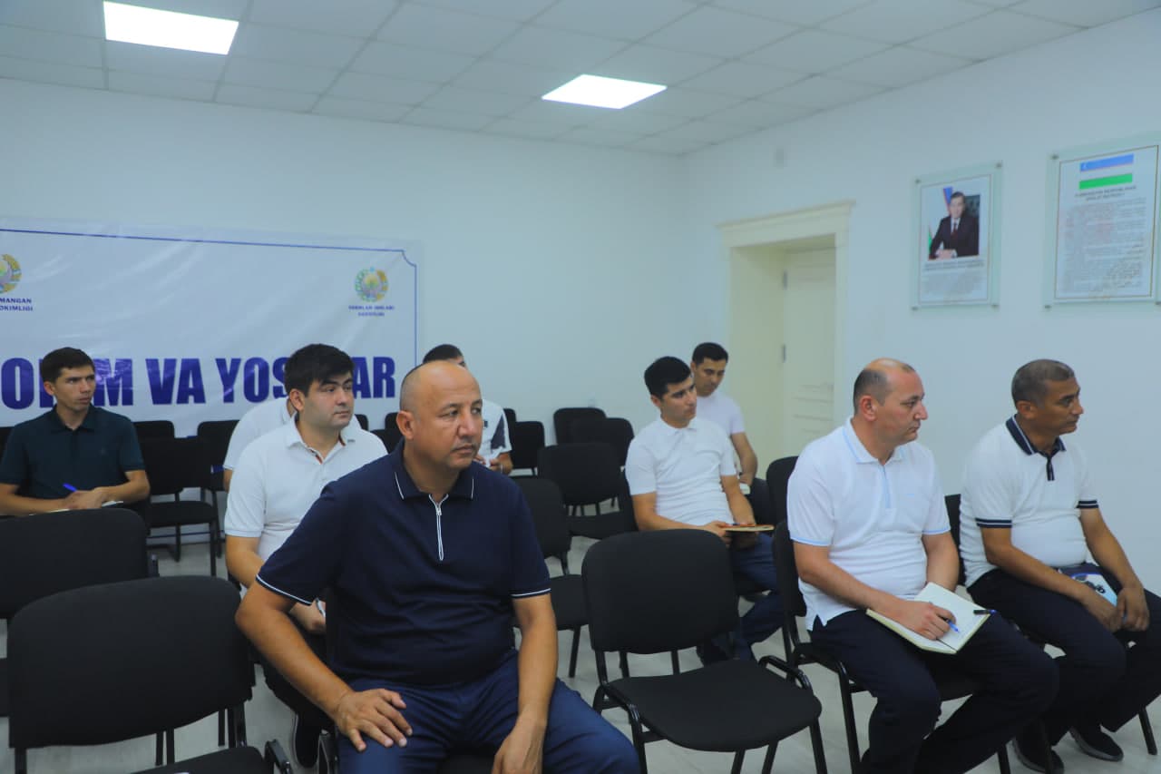 “1 oy – 4 mahalla” tajriba loyihasi taqdimoti o‘tkazildi