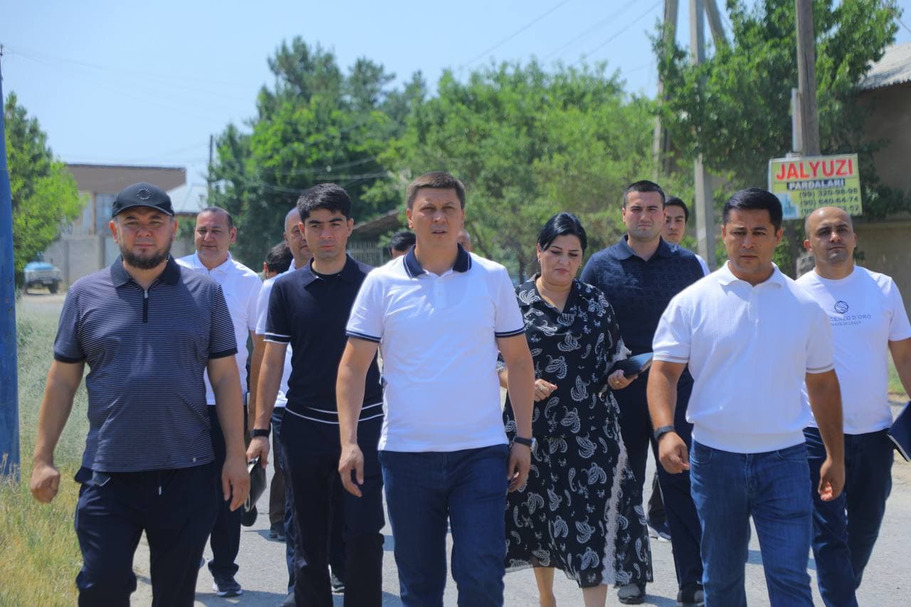 “Mingterak” mahallasida amaliy ishlar boshlandi
