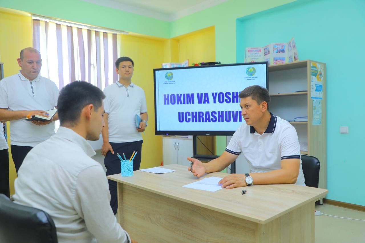 Yoshlar bilan ochiq muloqot o‘tkazildi