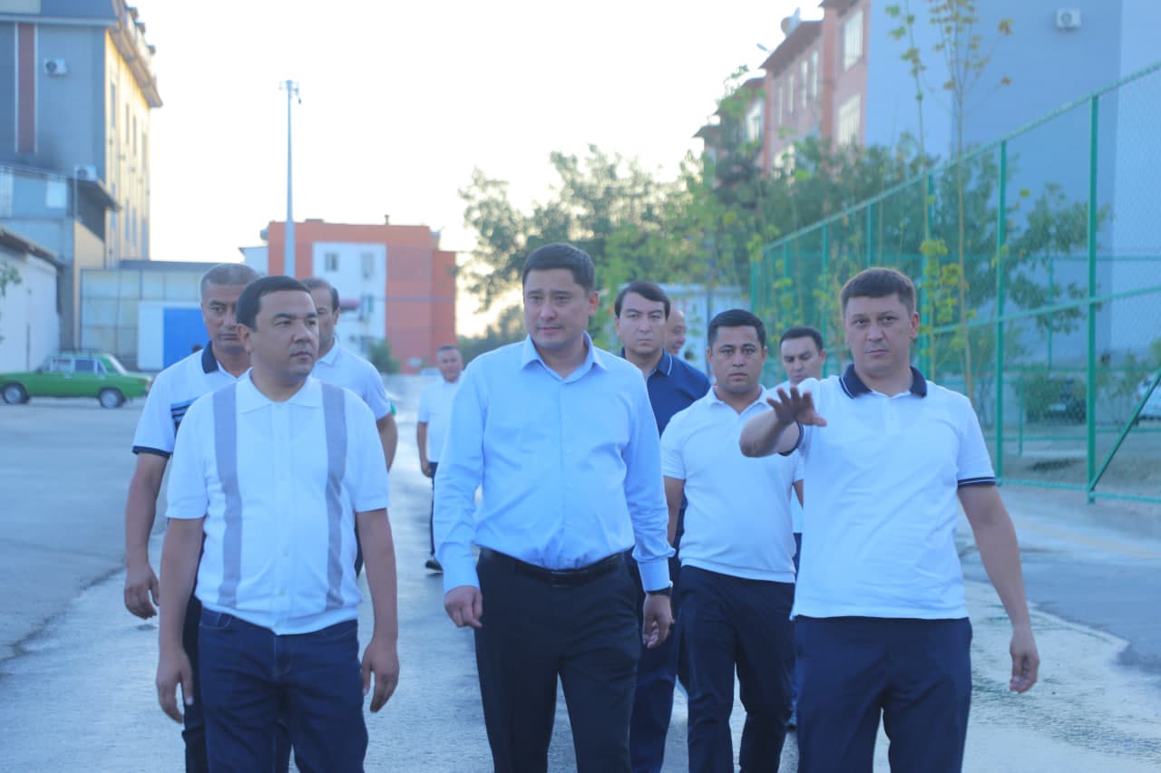Bunyodkorlik ishlari ko‘zdan kechirildi