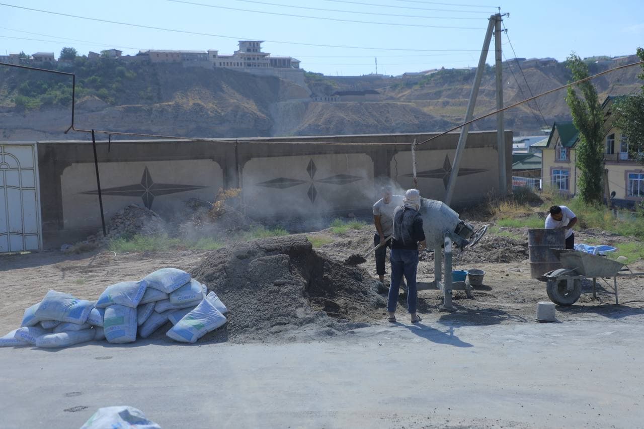 Bayram arafasida “Mingterak” mahallasi obod bulmoqda