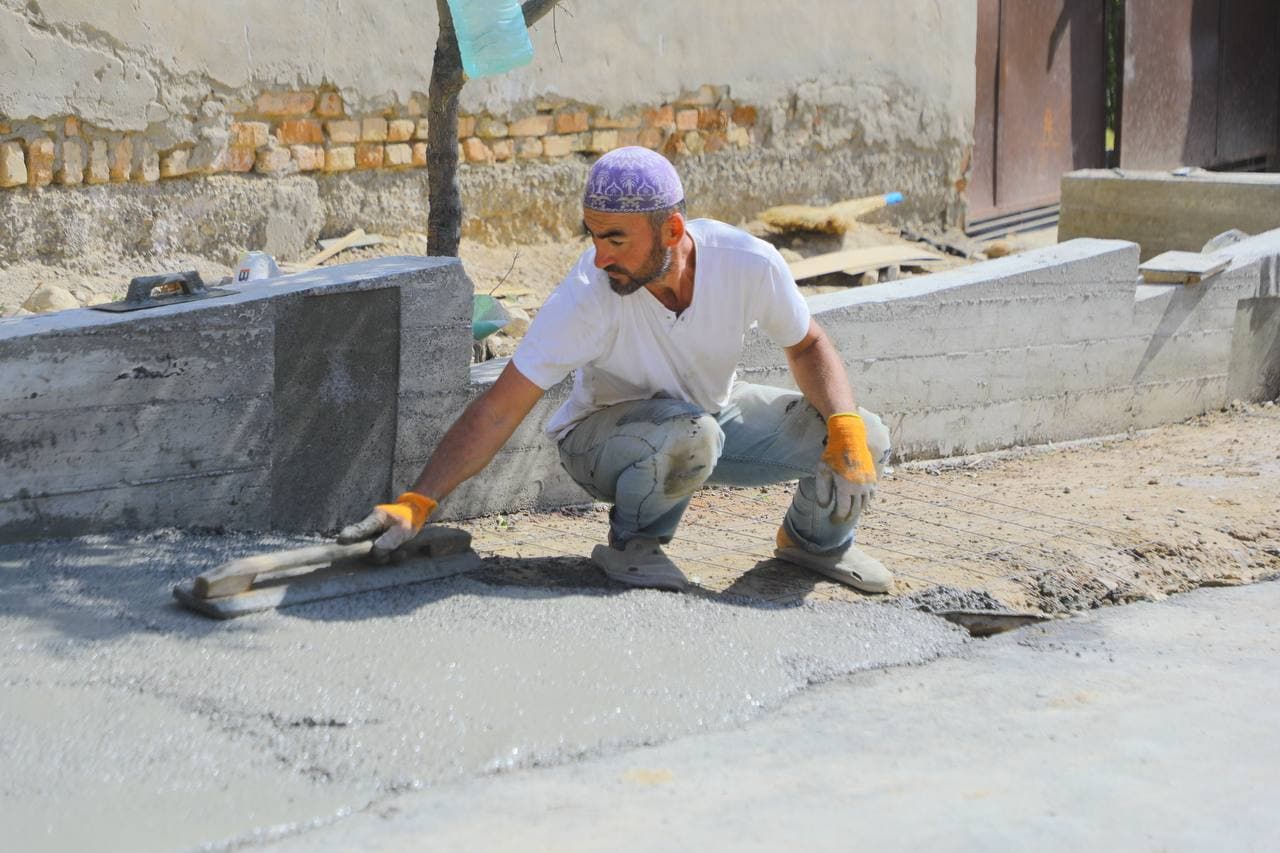 Bayram arafasida “Mingterak” mahallasi obod bulmoqda