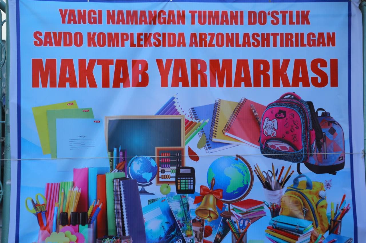 Aholiga qulaylik yaratish maqsadida savdo yarmarkasi tashkil etildi