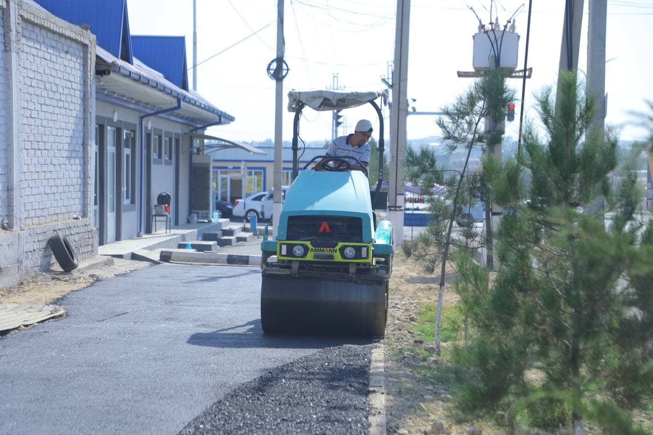 Shimoliy aylanma yo‘lida piyodalar uchun zamonaviy yo‘lakchalar barpo etilmoqda