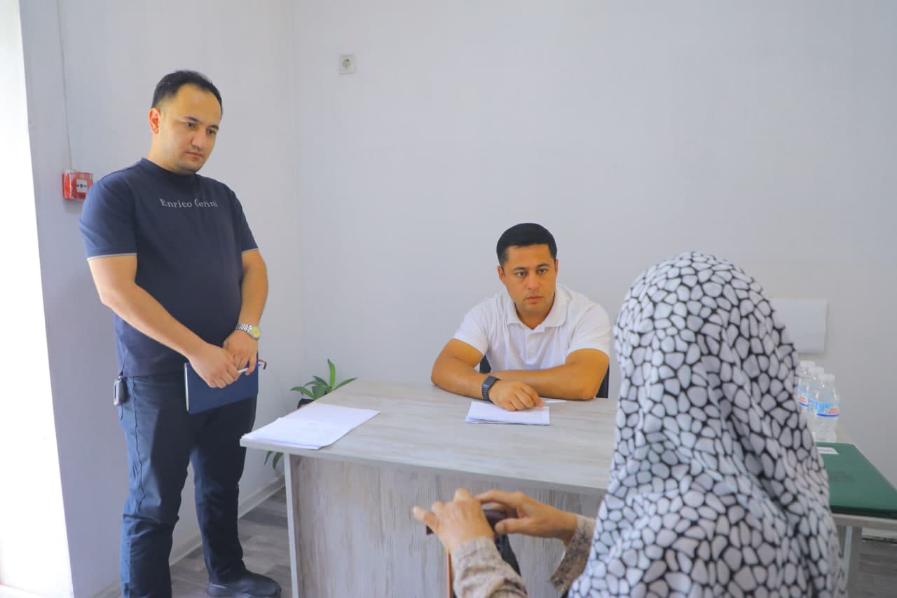 Hokim o‘rinbosarining shaxsiy qabuli o‘tkazildi
