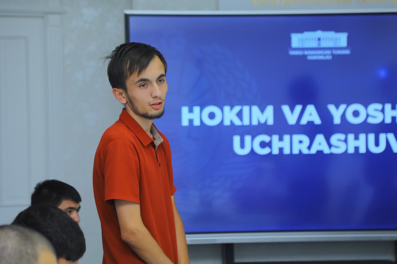 Yoshlar murojaatlari tinglandi