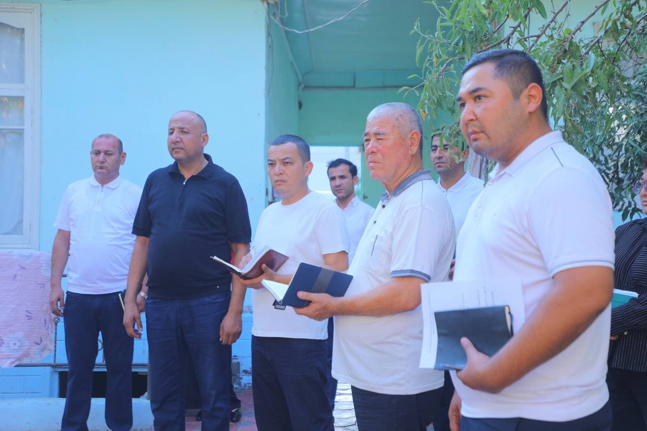Boborahim Mashrab mahallasida aholi xonadonlari o‘rganildi