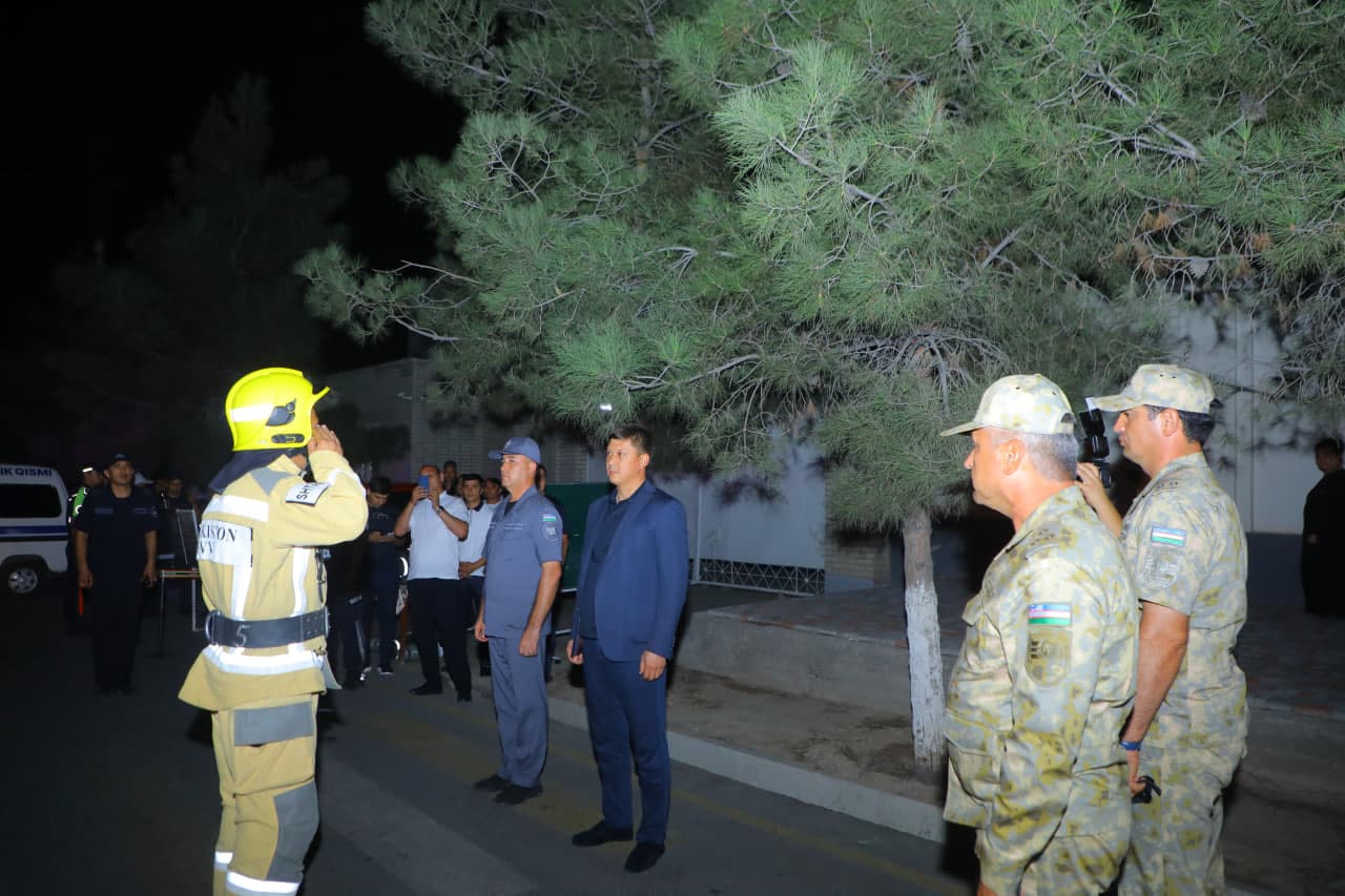 Talabalar turar joyida amaliy-taktik o‘quv mashqi o‘tkazildi