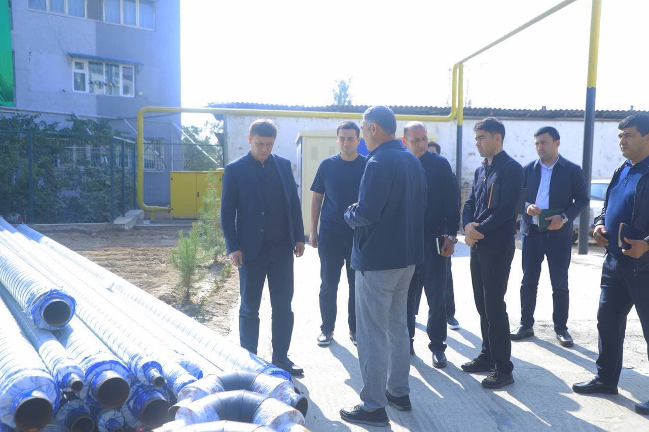 Beruniy qozonxonasining kuz-qish mavsumiga tayyorgarligi ko‘zdan kechirildi