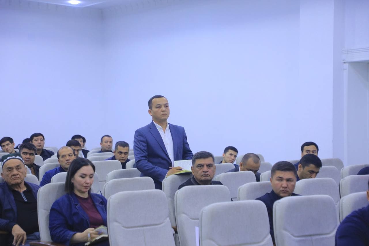 Tumanda 9 oylik faoliyat yakunlari va ustuvor vazifalar muhokama qilindi