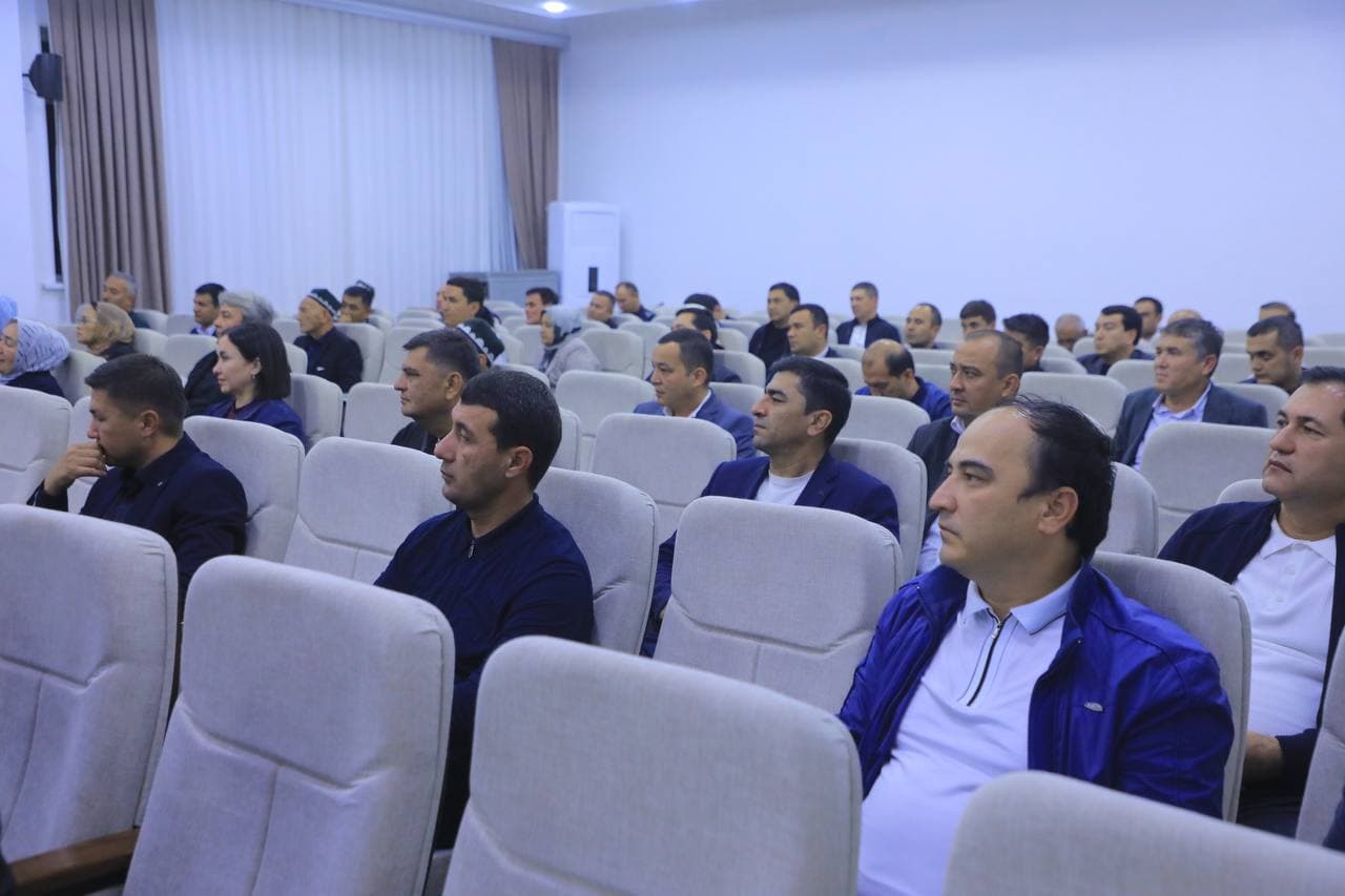 Tumanda 9 oylik faoliyat yakunlari va ustuvor vazifalar muhokama qilindi