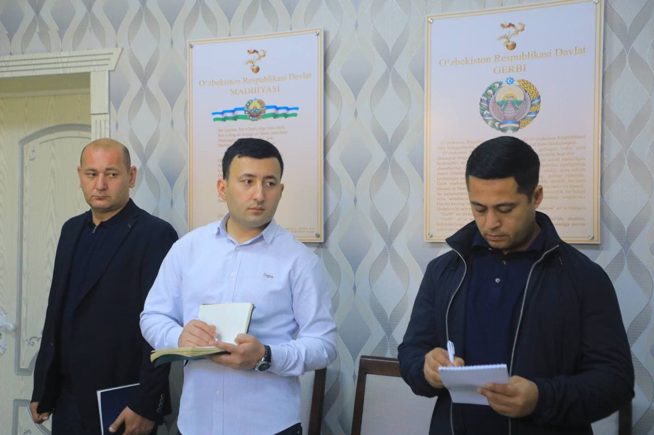 Yangi Namangan tumani hokimining shaxsiy qabuli bo‘lib o‘tdi