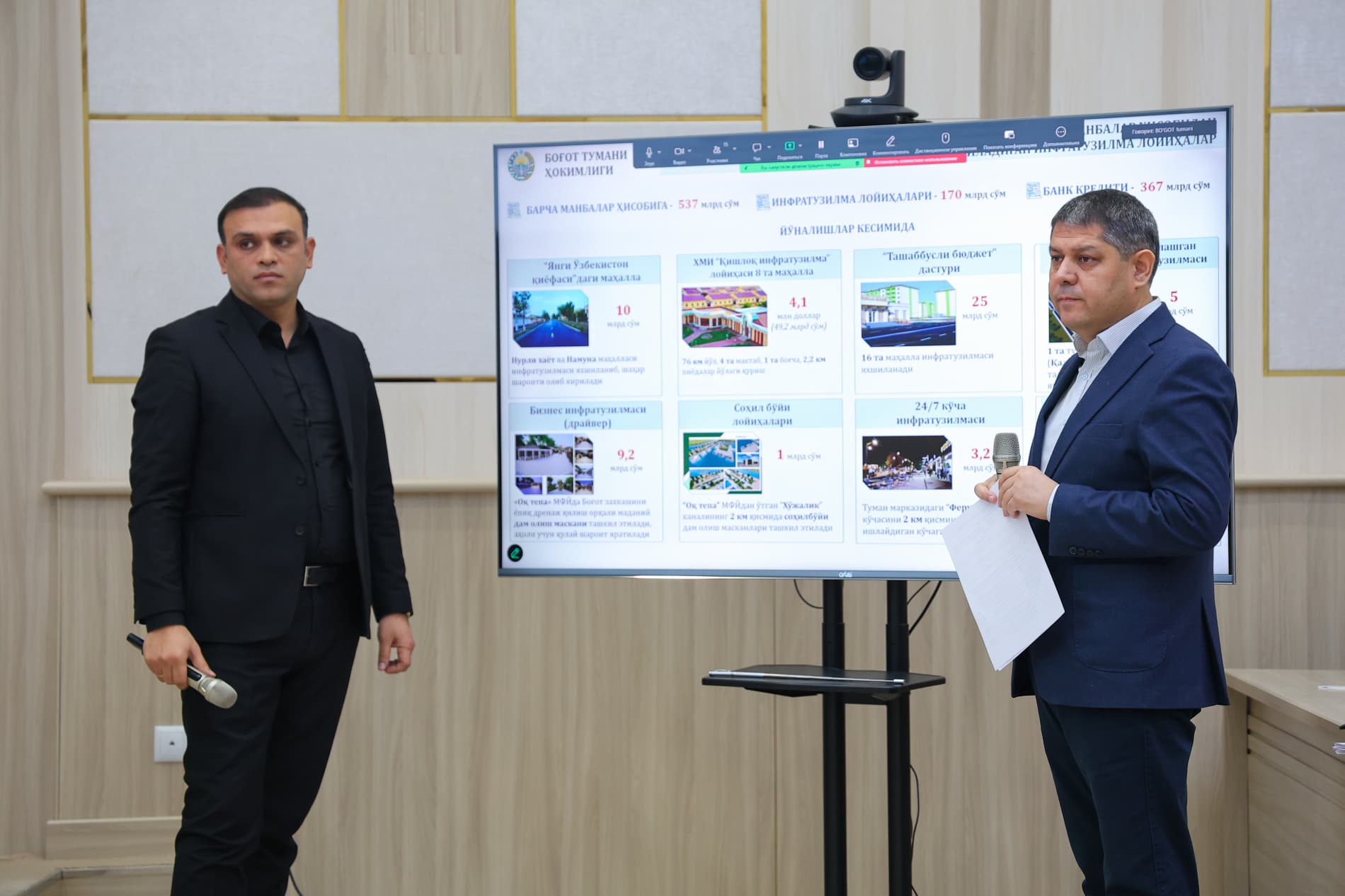 “Yangi O‘zbekiston qiyofasidagi mahalla”lar taqdimoti