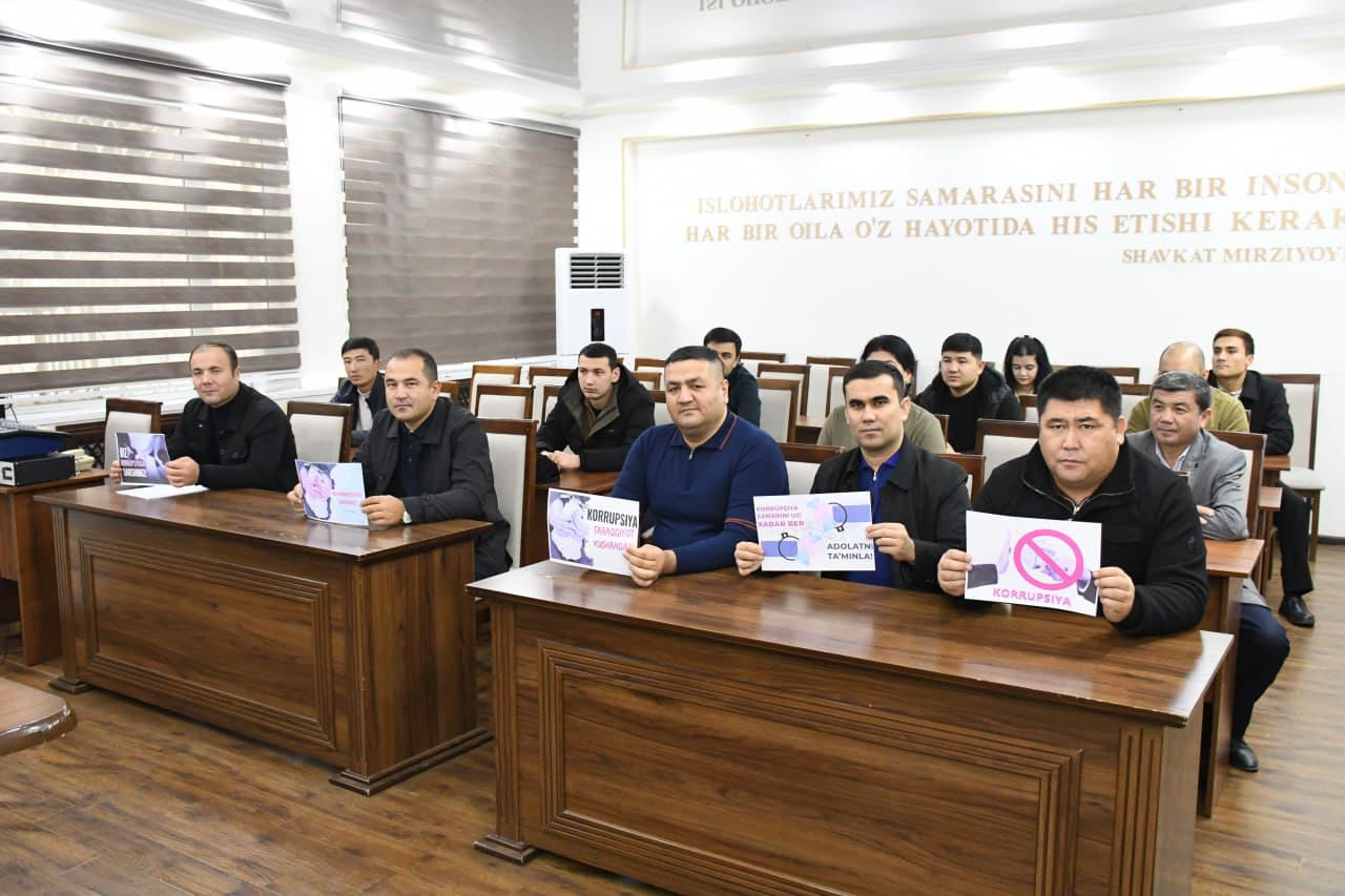 Korrupsiyaga qarshi kurash- SEMINAR