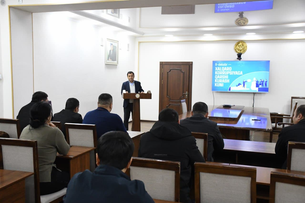 Korrupsiyaga qarshi kurash- SEMINAR