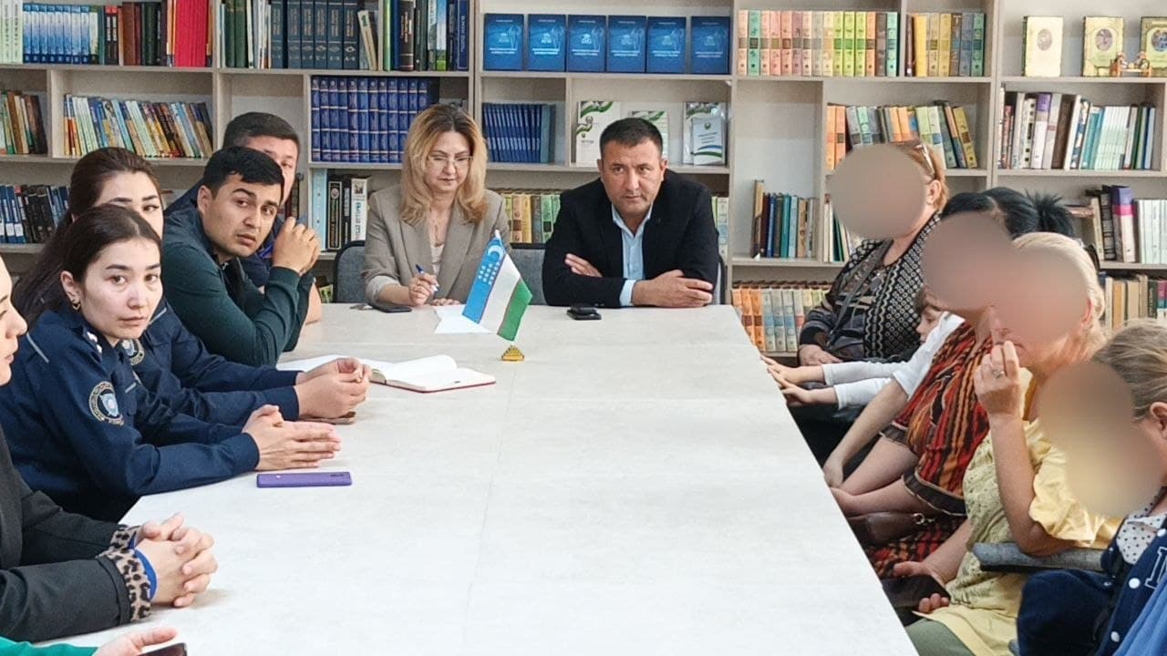 Navoiy shahar hokimi Dilmurod Ergashev 1-sonli umumta’lim maktabida bo‘ldi.