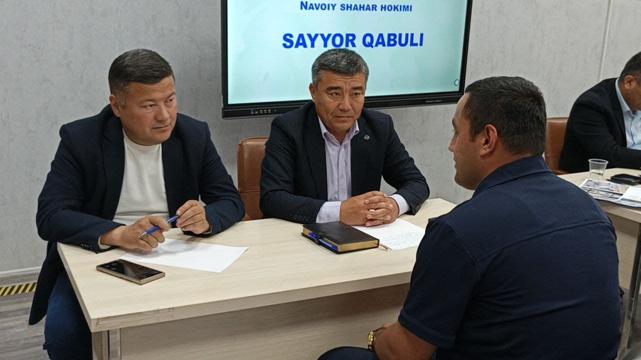 SAYYOR QABULDA 30 GA YAQIN MUROJAAT KO‘RIB CHIQILDI