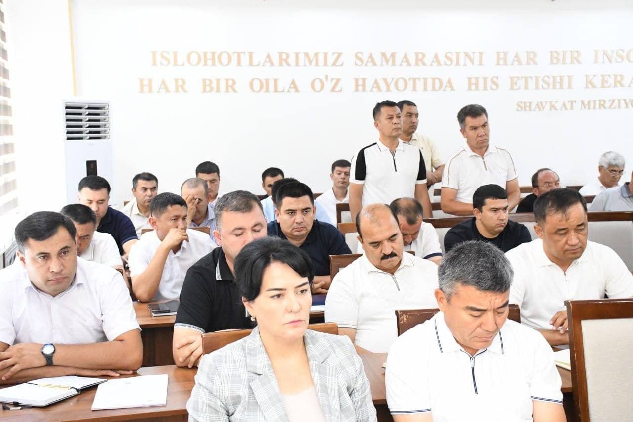 SHAHAR HOKIMI RAISLIGIDA NAVBATDAGI APPARAT YIG‘ILISHI O‘TKAZILDI
