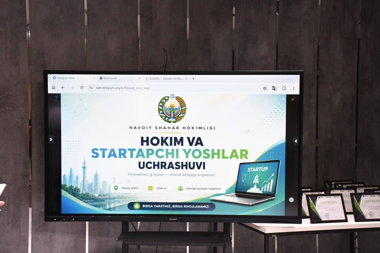20 NAFAR YOSHLARGA BEPUL IT TA'LIM VAUCHERLARI TAQDIM ETILDI