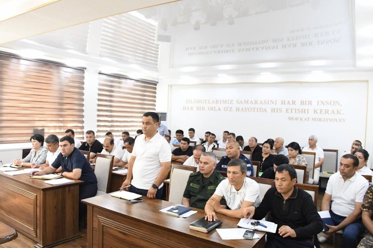 SHAHAR HOKIMI RAISLIGIDA NAVBATDAGI APPARAT YIG‘ILISHI O‘TKAZILDI