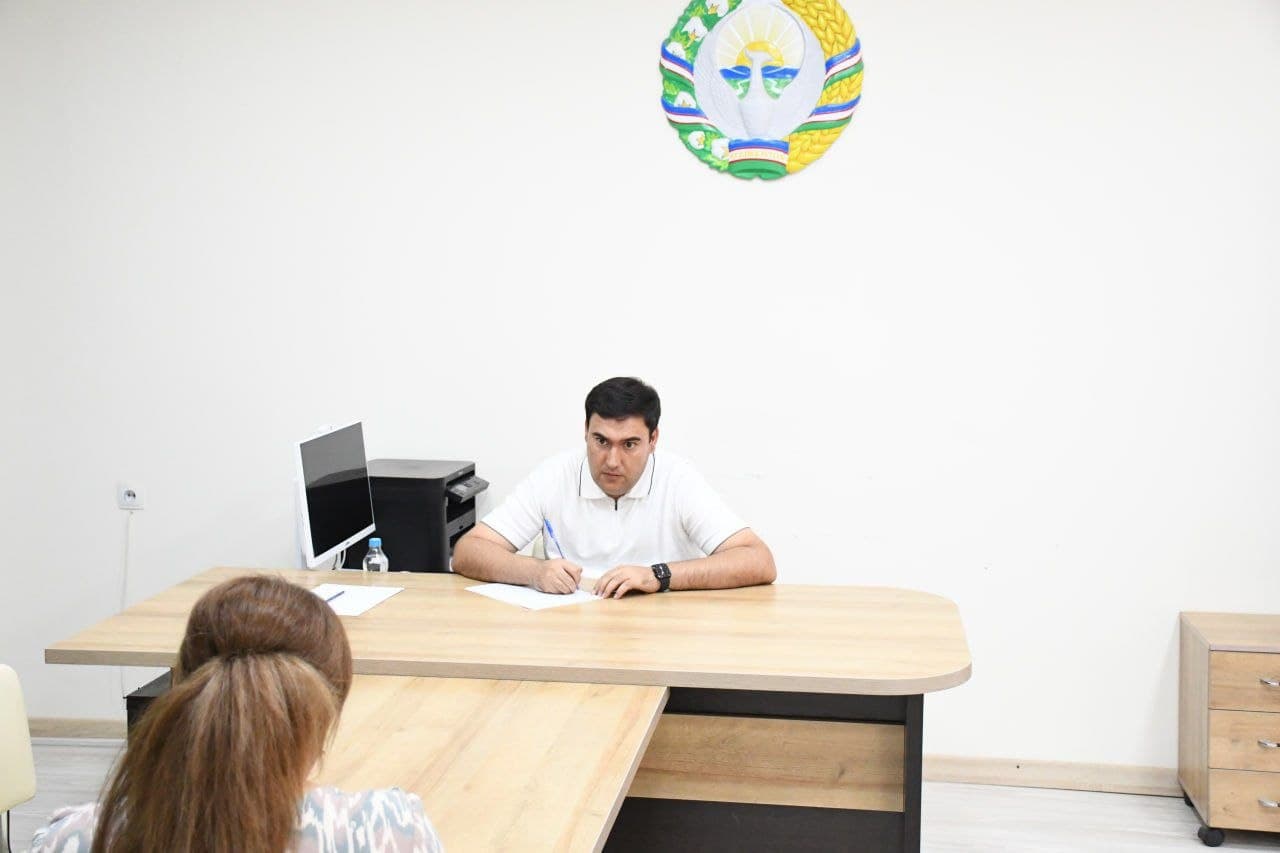 NAVBATDAGI SHAXSIY QABUL O‘TKAZILDI