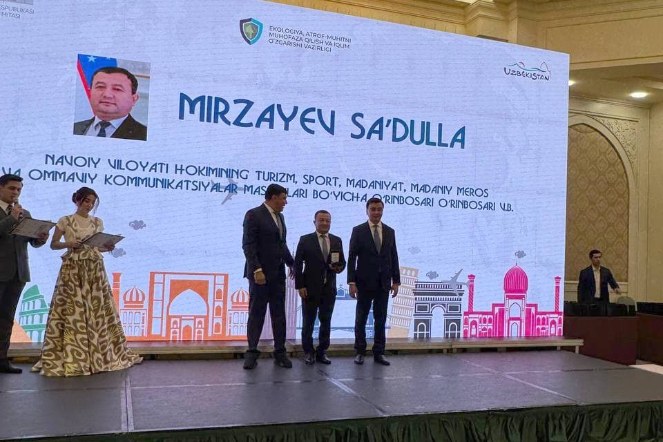 БУТУНЖАҲОН ТУРИЗМ КУНИ МУНОСАБАТИ БИЛАН БИР ГУРУҲ СОҲА ХОДИМЛАРИ ТАҚДИРЛАНДИ!!!