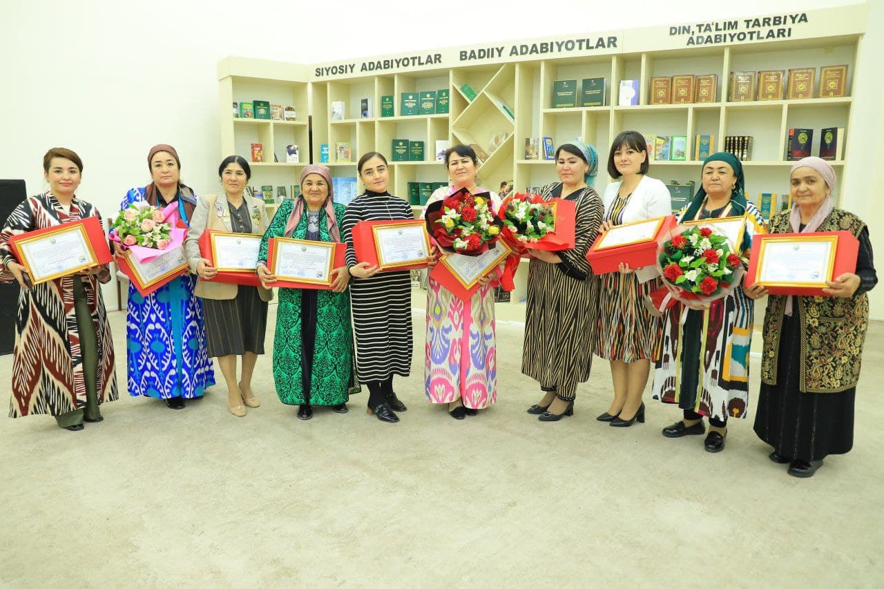 “Kitobxon onalar” tanlovining viloyat bosqichi oʻtkazildi