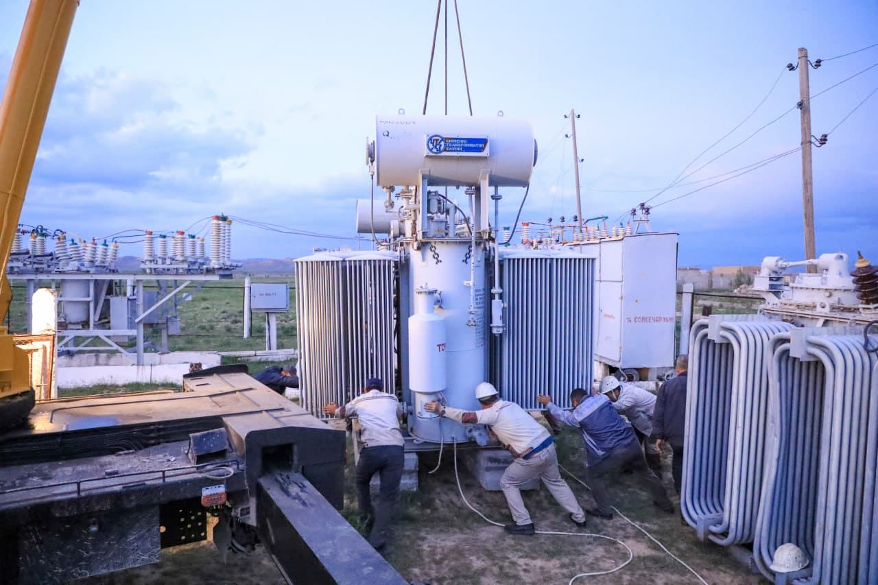 Nurota tumanida 35/10 kV “Soykechar” podstansiyasida modernizatsiya ishlari olib borilmoqda