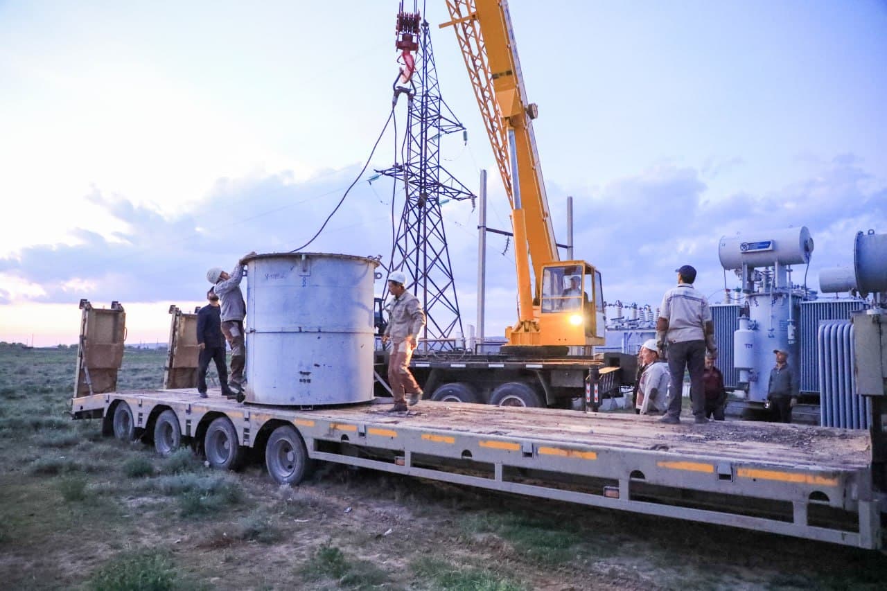 Nurota tumanida 35/10 kV “Soykechar” podstansiyasida modernizatsiya ishlari olib borilmoqda