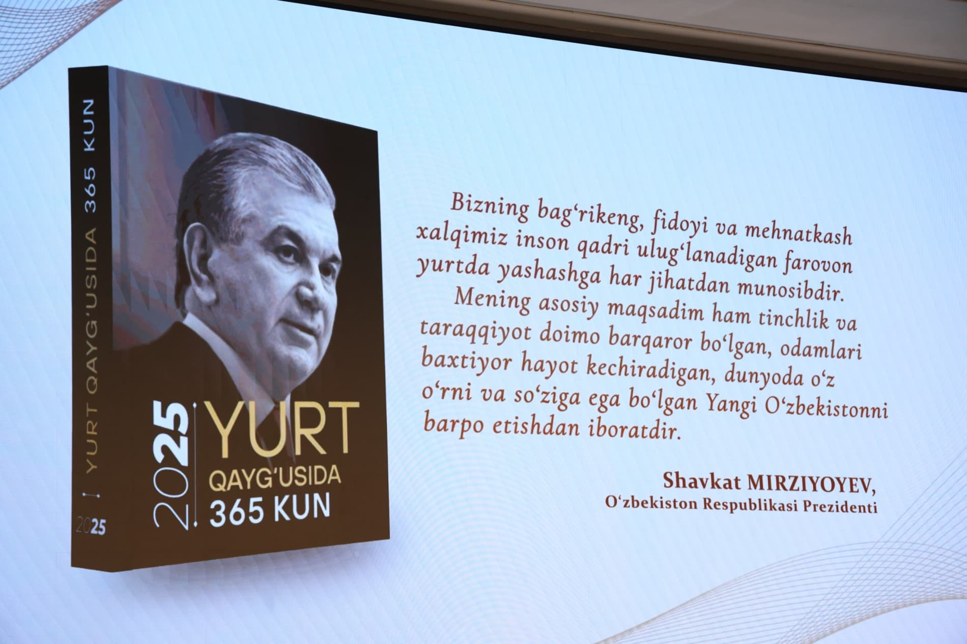 “Yurt qayg‘usida 365 kun”