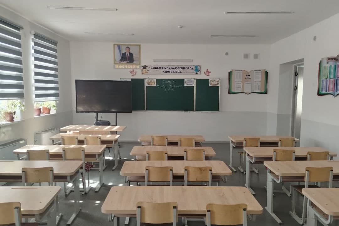 Barcha qulayliklarga ega maktab binosi foydalanishga topshirildi