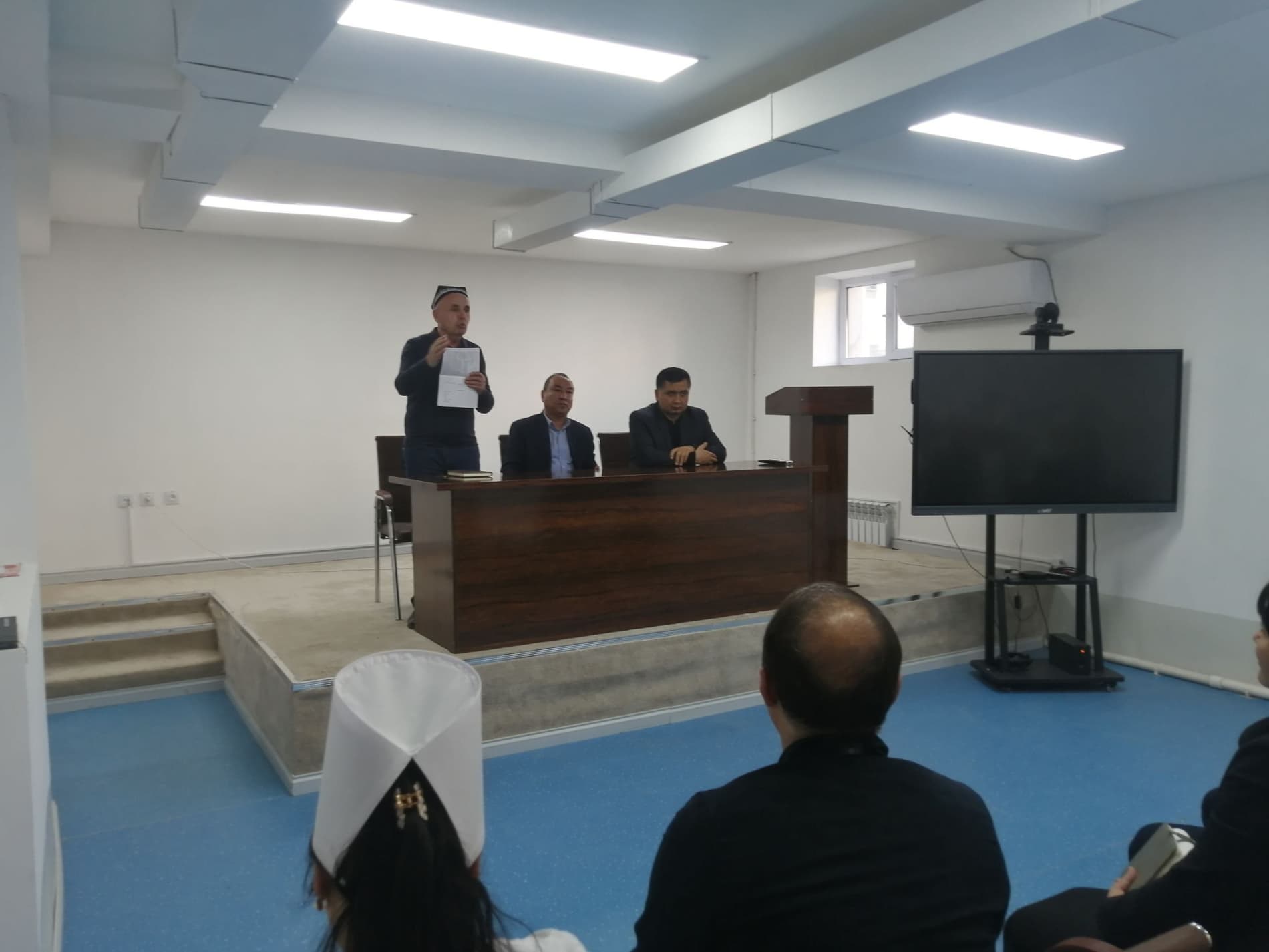 Zarafshon shahrida "Ayollar daftari"ni to'g'ri yuritish maqsadida shahar tibbiyot birlashmasida yig'ilish bo'lib o'tdi.