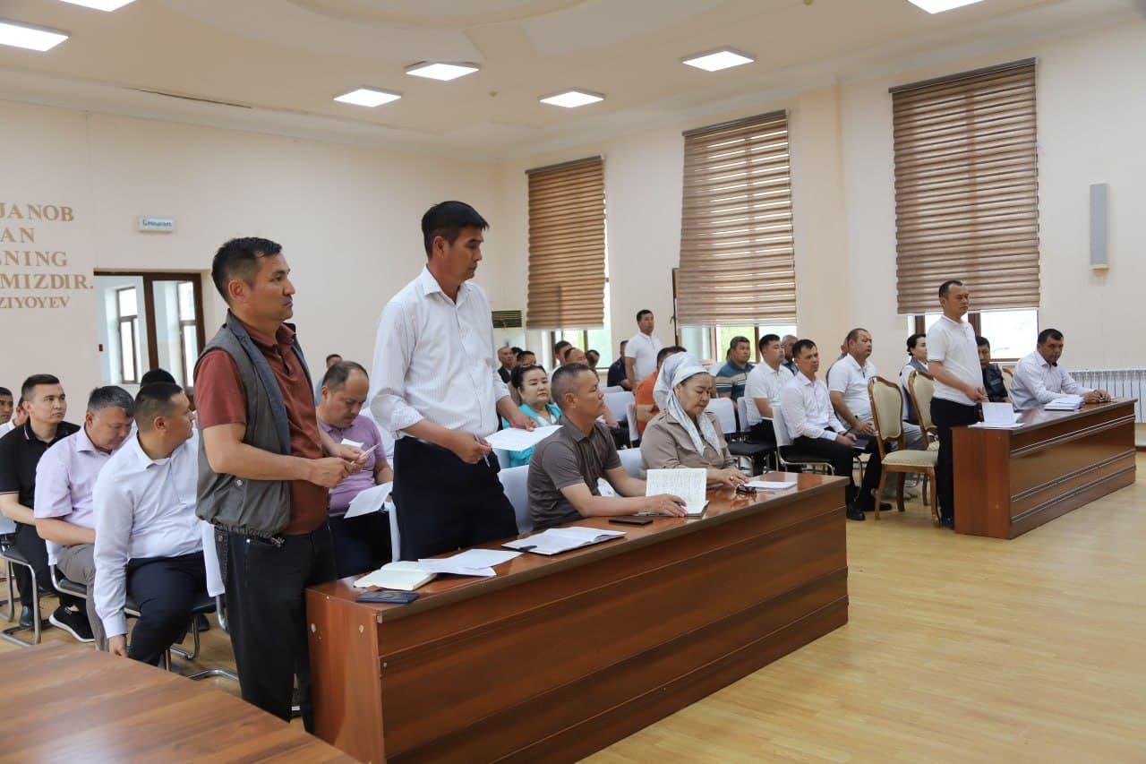 Apparat yig‘ilishi bo‘lib o‘tdi