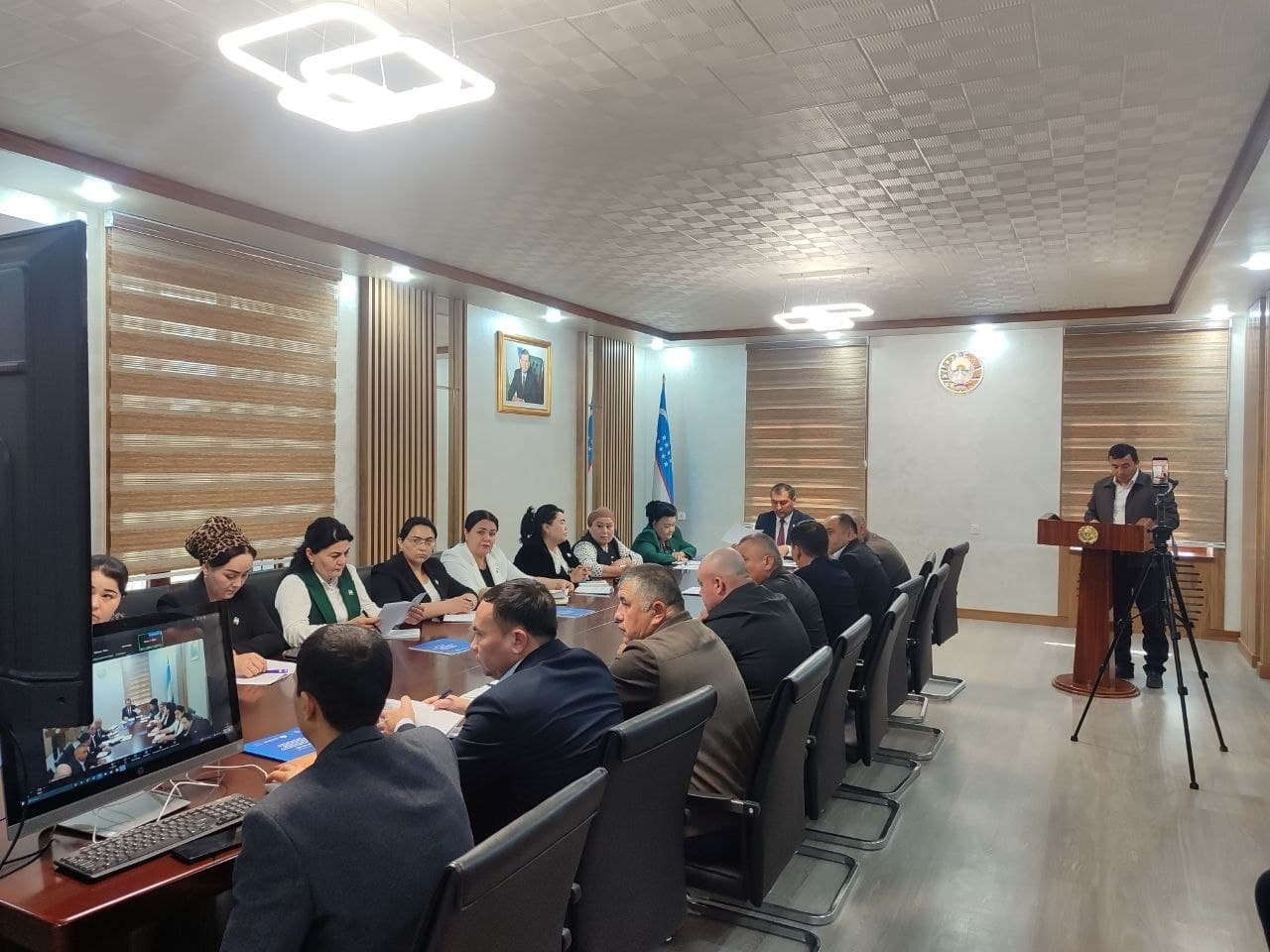 XALQ DEPUTATLARI QIZILTEPA TUMANI KENGASHINING YETTINCHI CHAQIRIQ YIGIRMANCHI SESSIYASI O'TKAZILDIIGI