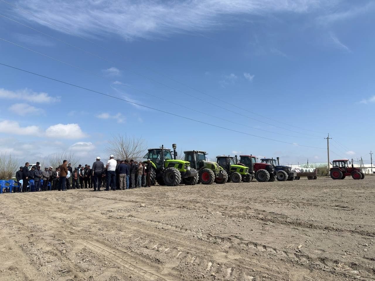 ARABONLIKLAR HAM CHIGIT EKISHNI BOSHLASHDI