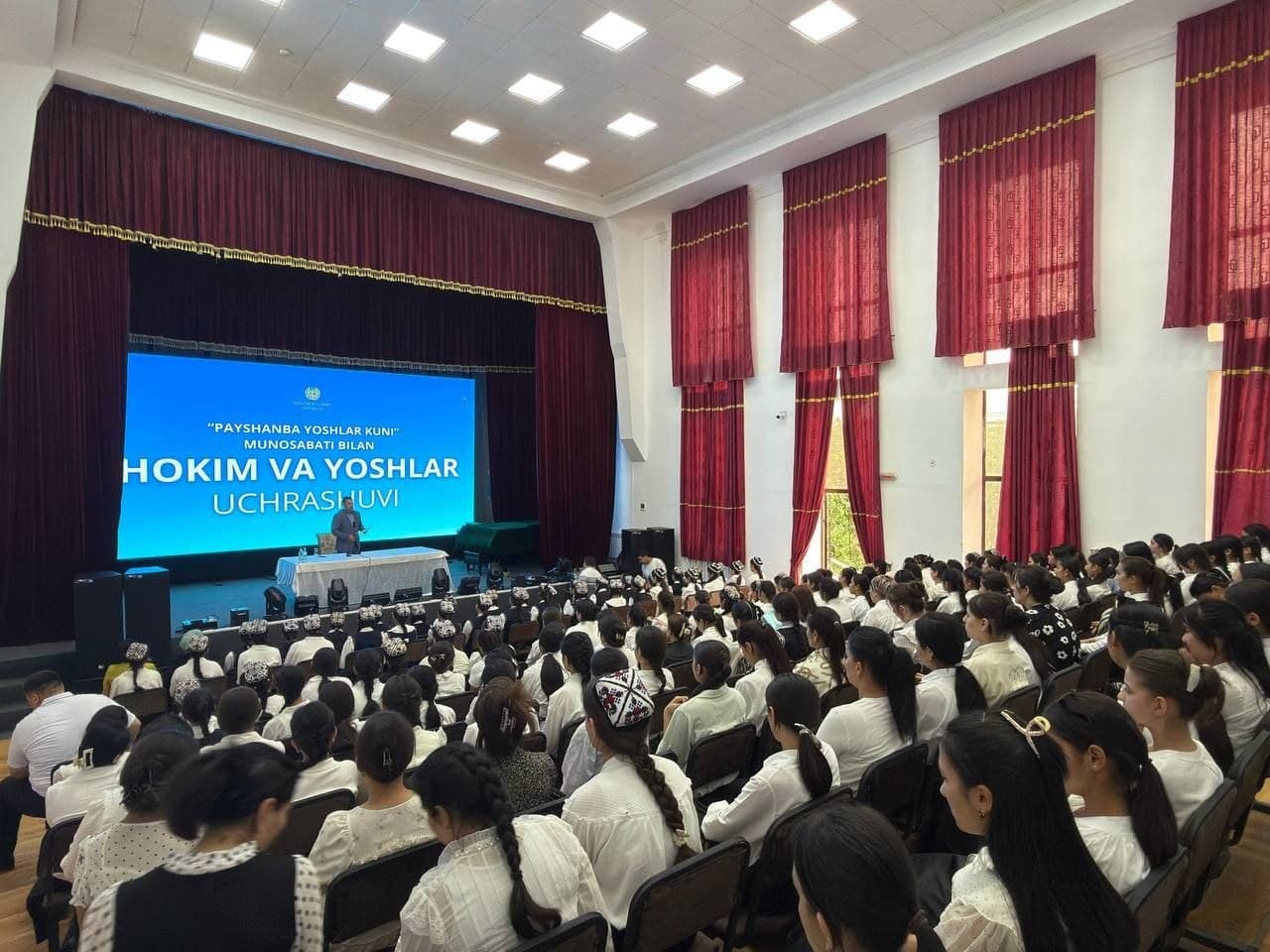PAYSHANBA — YOSHLAR KUNI