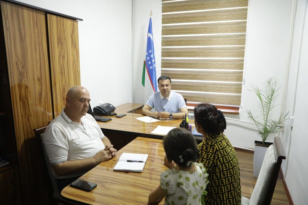 TUMAN HOKIMINING SHAXSIY QABULI
