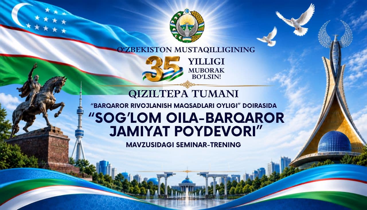 SOG'LOM OILA — BARQAROR JAMIYAT POYDEVORI